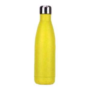 Gourde jaune en acier inoxydable