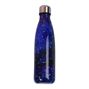 Gourde galaxie étoilée en acier inoxydable