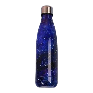 Gourde galaxie étoilée en acier inoxydable