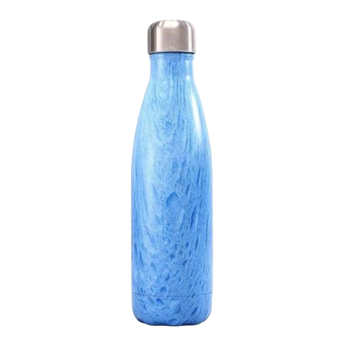 Gourde bleu iceberg en acier inoxydable