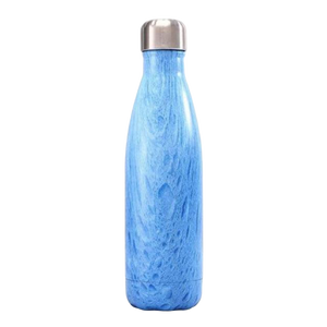Gourde bleu iceberg en acier inoxydable