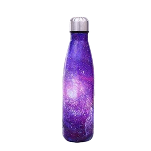 Gourde galaxie violette en Acier inoxydable